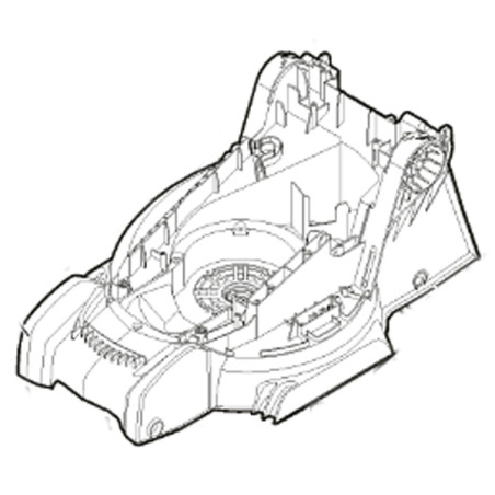 Chassis d'origine tondeuse à batterie Alpina 118811007/0