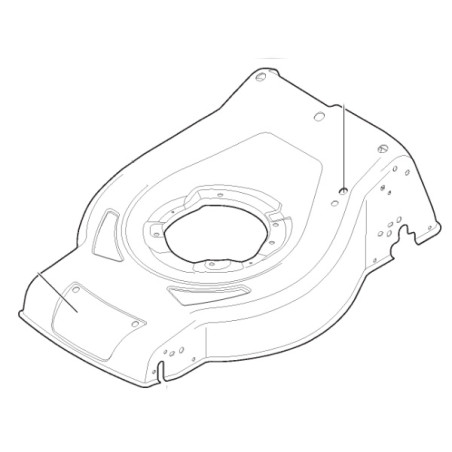 Châssis noir tondeuse à gazon Alpina 381004949/1