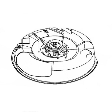 Carter de coupe 60 cm tracteur tondeuse MTD / Mastercut / Cub Cadet