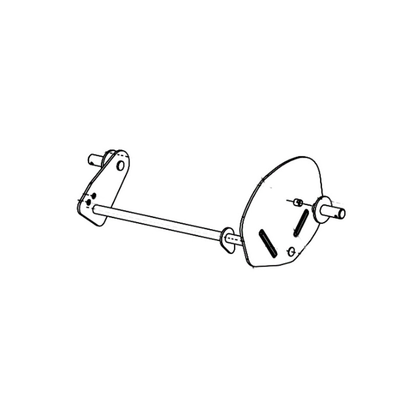 Axe liaison avant roue tondeuse à gazon Ryobi 5131045614