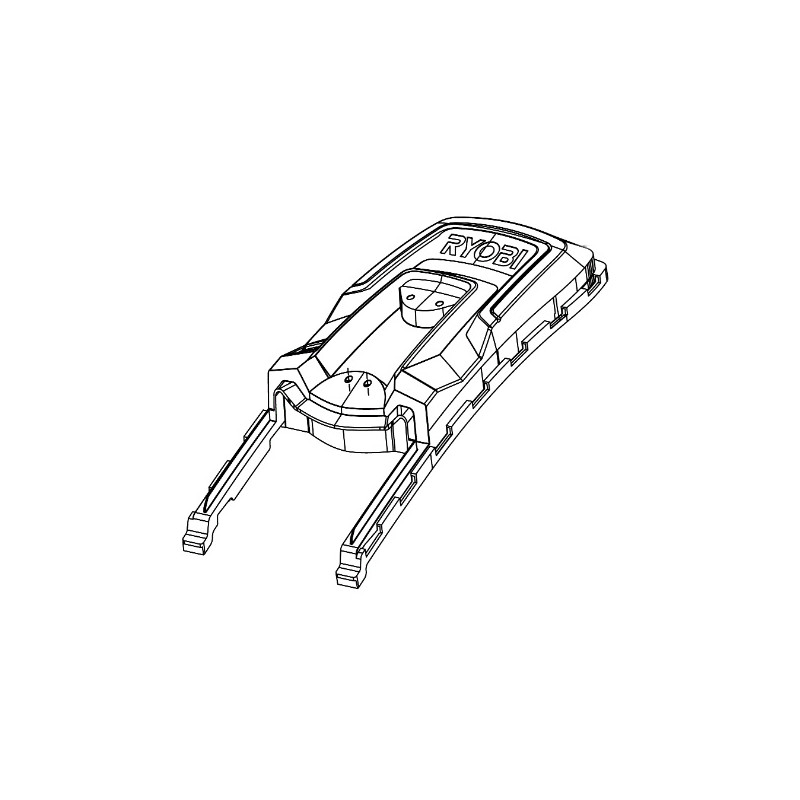 Couvercle sac de ramassage tondeuse à batterie Ryobi 5131045607