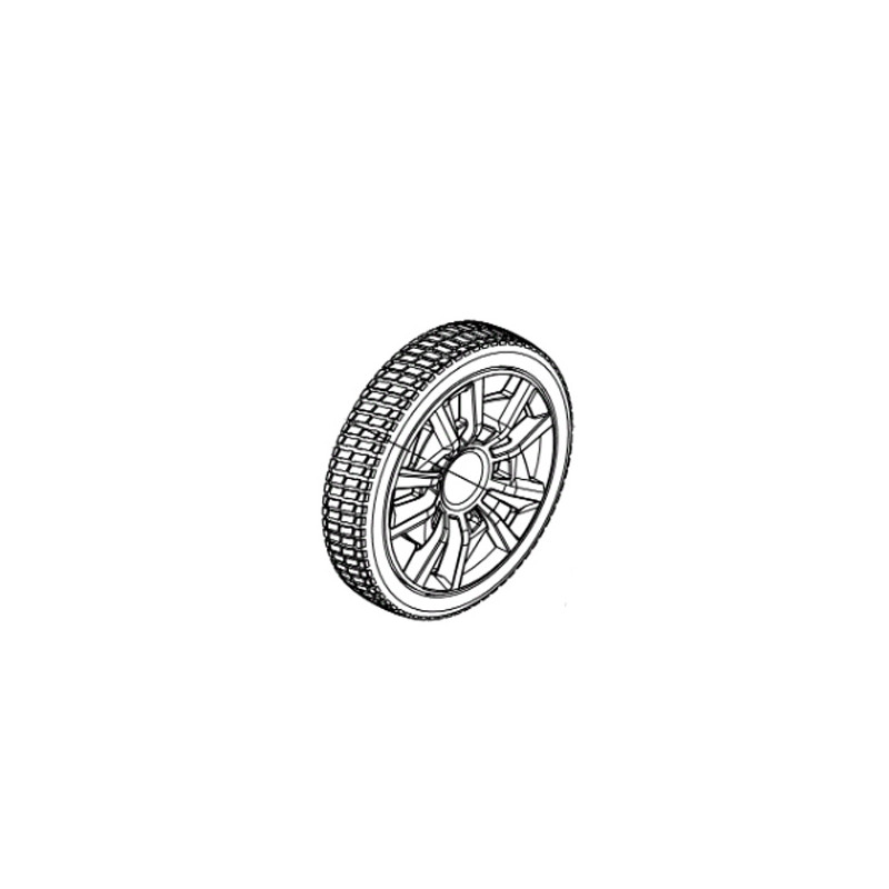 Roue arrière tondeuse gazon à batterie Ryobi 5131045785