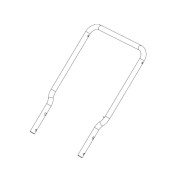 Guidon inférieur tondeuse à batterie Ryobi 5131045775