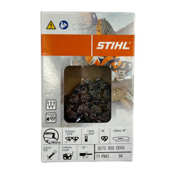 Chaîne tronçonneuse Stihl 1/4 1.1mm 56 dents