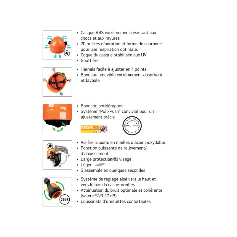 Casque de sécurité semi-pro Oregon Waipoua