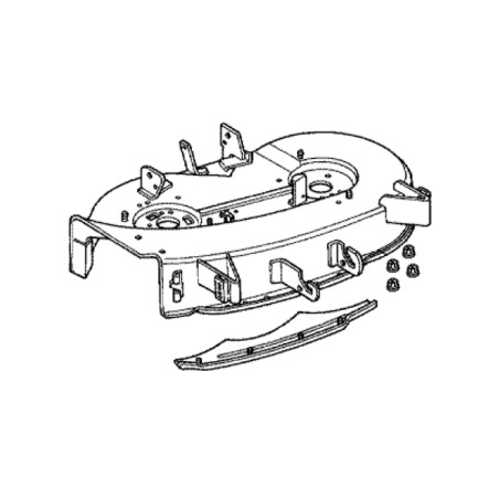 Carter de coupe nu autoportée Honda CD2038