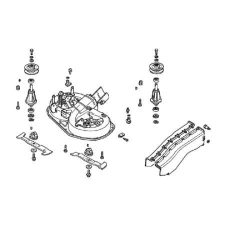 Carter de coupe complet autoportée Honda HF2315