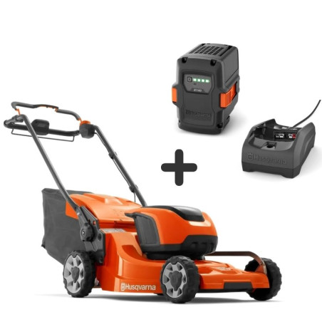 Tondeuse à batterie Husqvarna LC347ivx avec batterie et chargeur