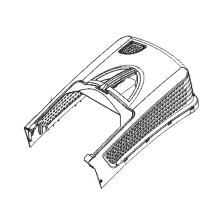 Couvercle bac ramassage tondeuse à batterie 4232Li P / SP