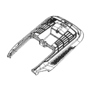 Couvercle bac ramassage tondeuse à batterie SOLO 4732Li SP, 4772Li VS-W