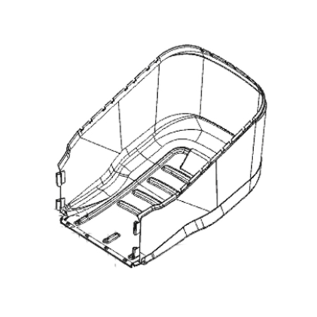 Bac ramassage inférieur tondeuse SOLO 4732Li SP, 4772Li VS-W