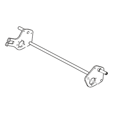 Essieu arrière tondeuse à batterie Makita LM001G