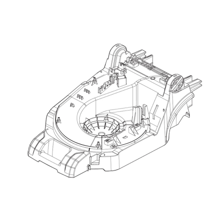 Châssis tondeuse à batterie Makita DLM382