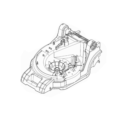 Châssis tondeuse à batterie Makita DLM432