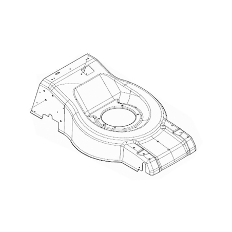 Châssis tondeuse à batterie Makita DLM462, DLM465