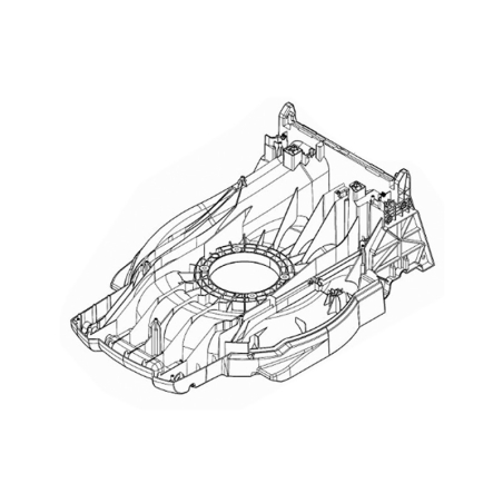 Châssis tondeuse à batterie Makita DLM481