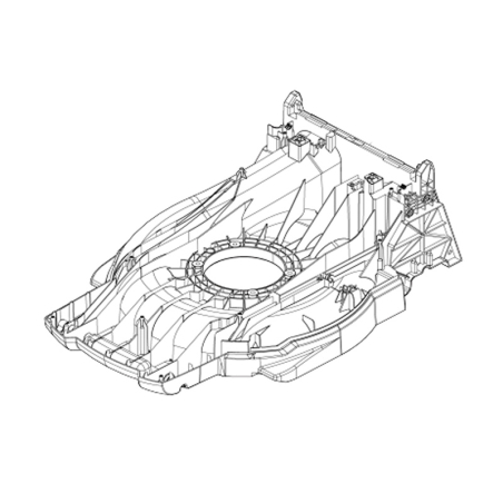 Châssis tondeuse à batterie Makita DLM481