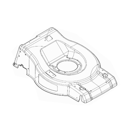 Châssis tondeuse à batterie Makita DLM532, DLM536