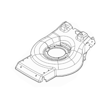 Châssis CPL tondeuse à batterie Makita LM001G