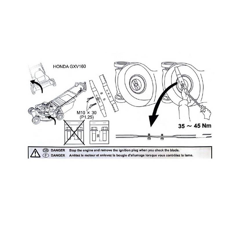 Kit mulching tondeuse Kaaz