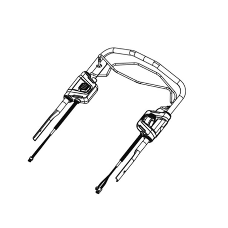 Mancheron supérieur tondeuse Echo DLM310/46SP4A