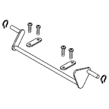 Axe de liaison avant tondeuse Murray 18V Axe de liaison avant tondeuse Murray 18V
