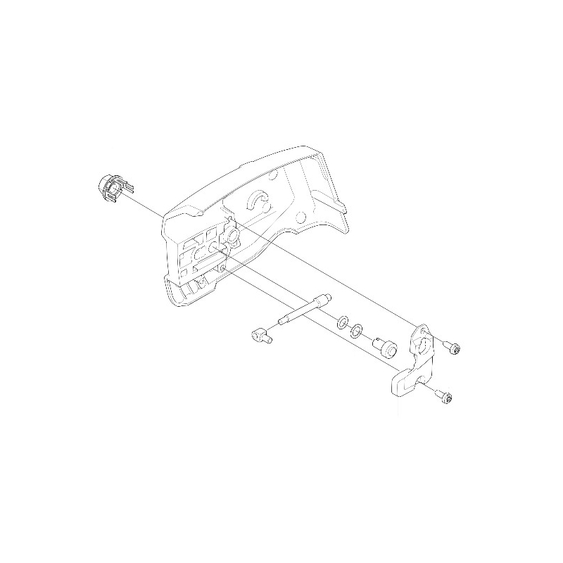 Couvercle frein de chaine tronçonneuse Husqvarna - 536885801