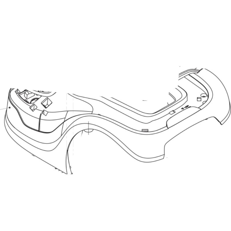 Capot supérieur robot tondeuse SARP RS1200 / RS2000