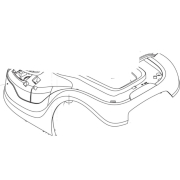 Capot supérieur robot tondeuse SARP RS1200 / RS2000