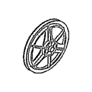 Poulie transmission motobineuse Staub - 14135