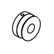 Galet tendeur motobineuse Staub ST1750