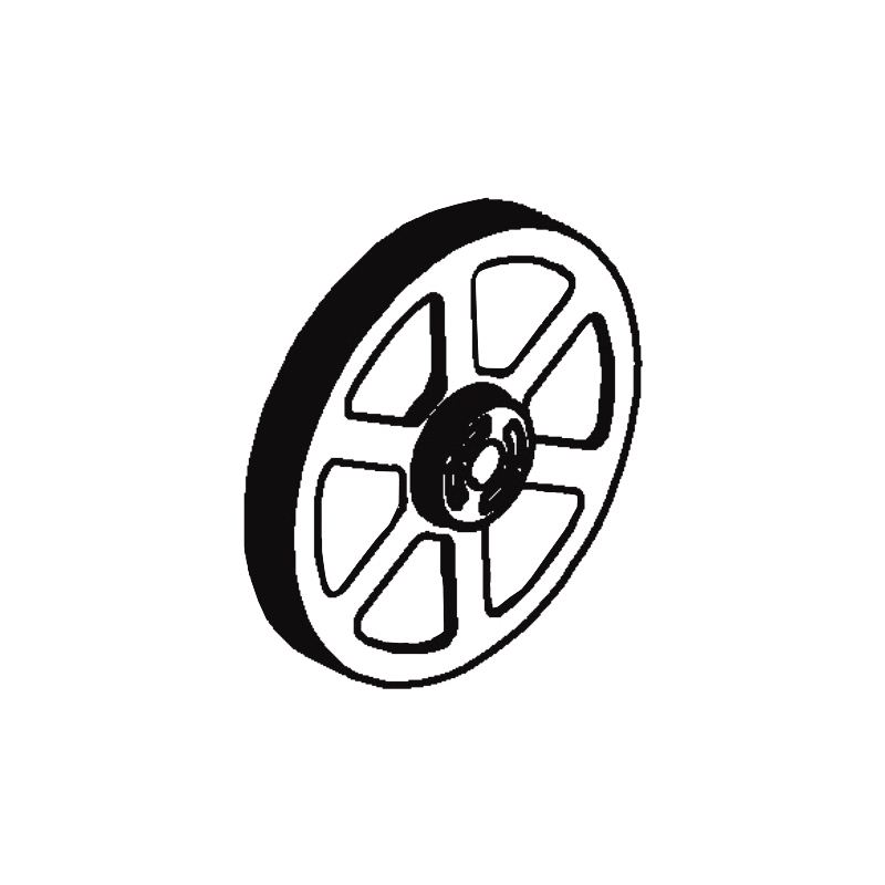 Poulie transmission motobineuse Staub Tillence