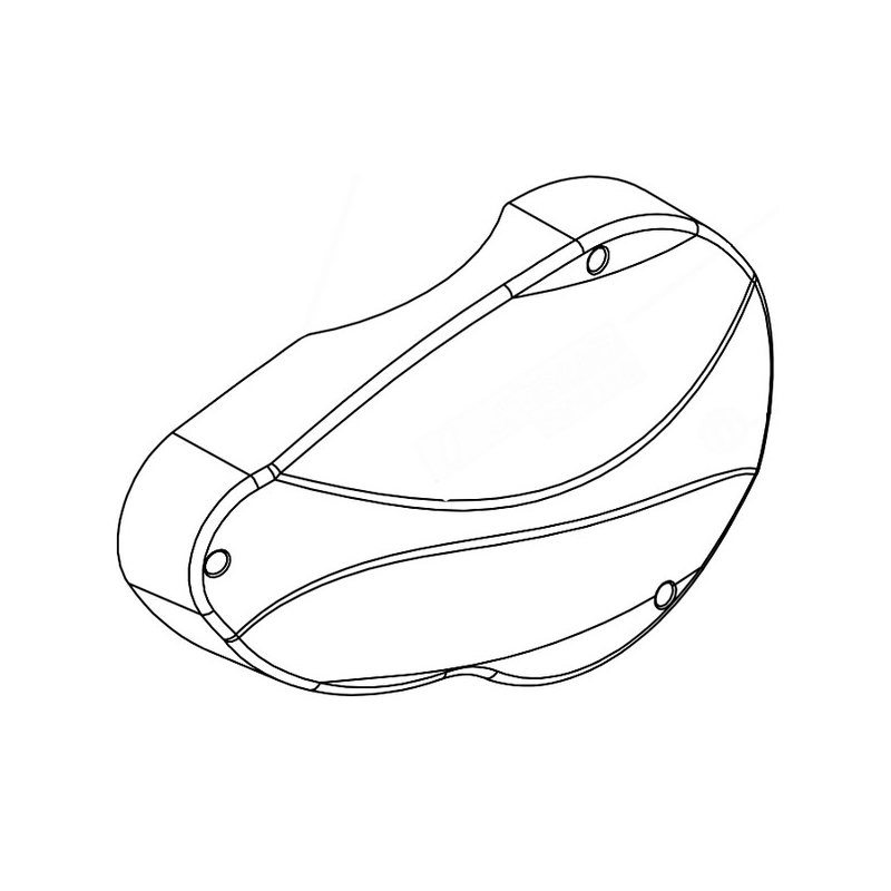 Carter courroie motobineuse Staub ST1750