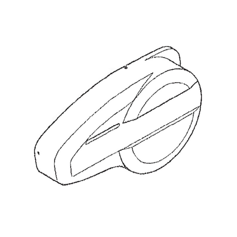 Couvercle courroie motobineuse Staub - 14243