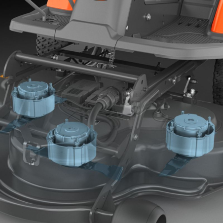 Tondeuse autoportée coupe frontale à batterie Husqvarna R200iX AWD Tondeuse autoportée coupe frontale à batterie Husqvarna R200iX AWD