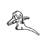 Manette double motobineuse Staub ST 2150, ST 2340, ST 2440