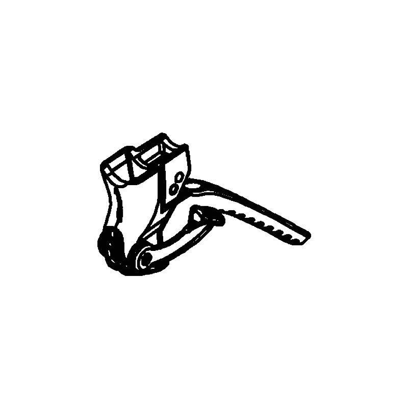 Manette gaz motobineuse Staub Tillence