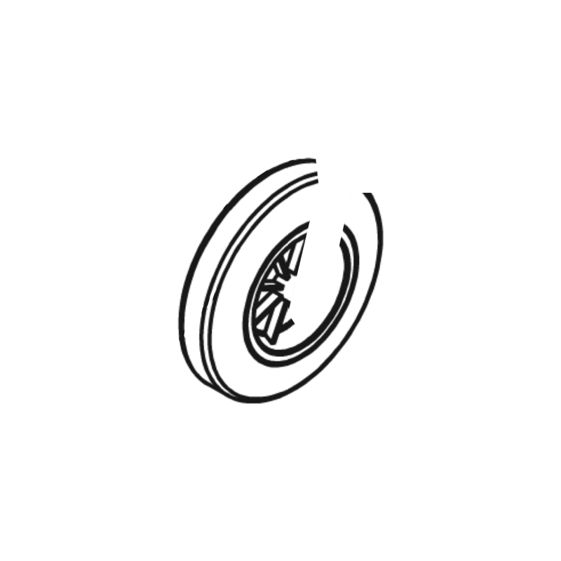 Roue avant motoculteur Staub - 3001000031