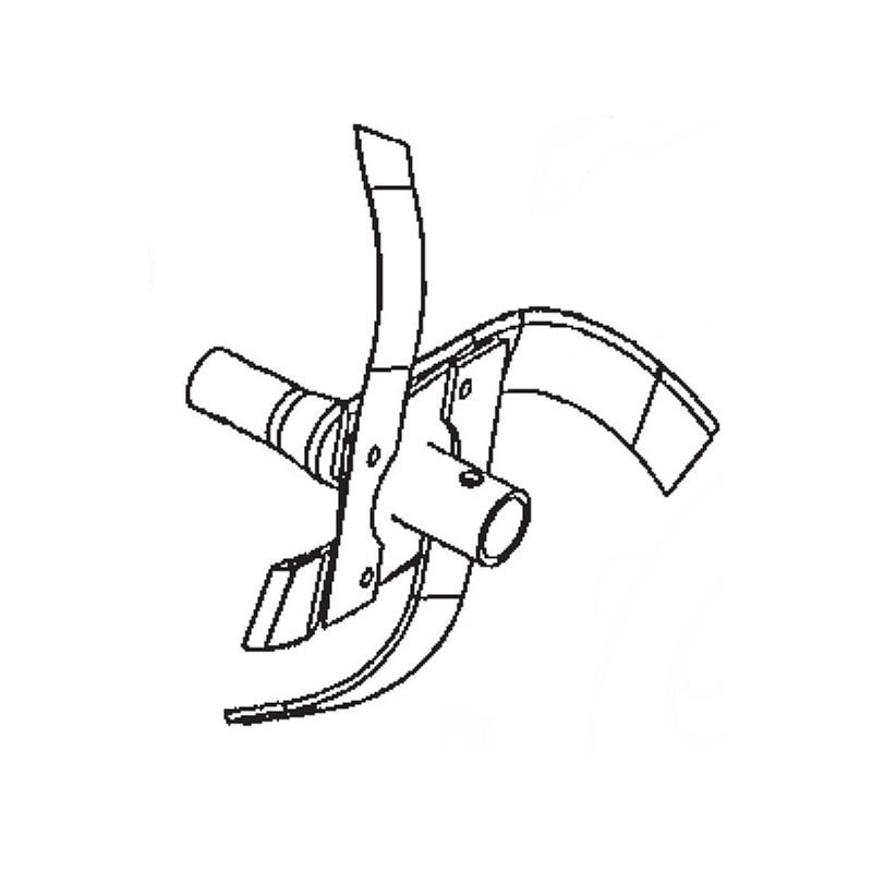 Fraise additionnelle gauche motobineuse Staub ST4672CF