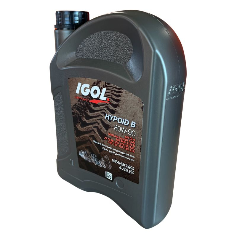 Huile 80W90 IGOL Hypoid B Multigrade  2L, pour boite de vitesse et pont