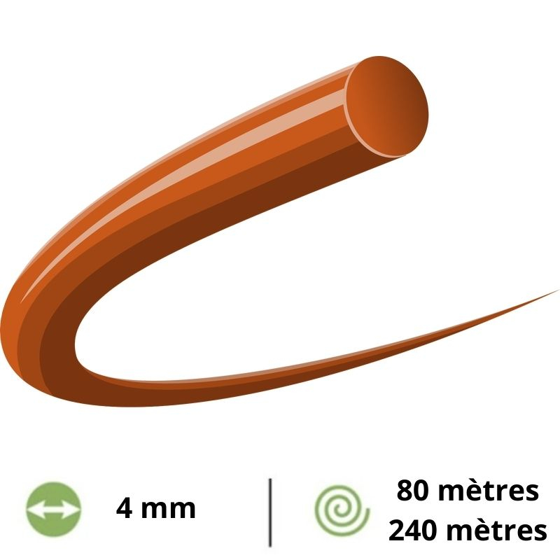 Fil débroussailleuse rond Husqvarna Opti Round - 3,3 mm