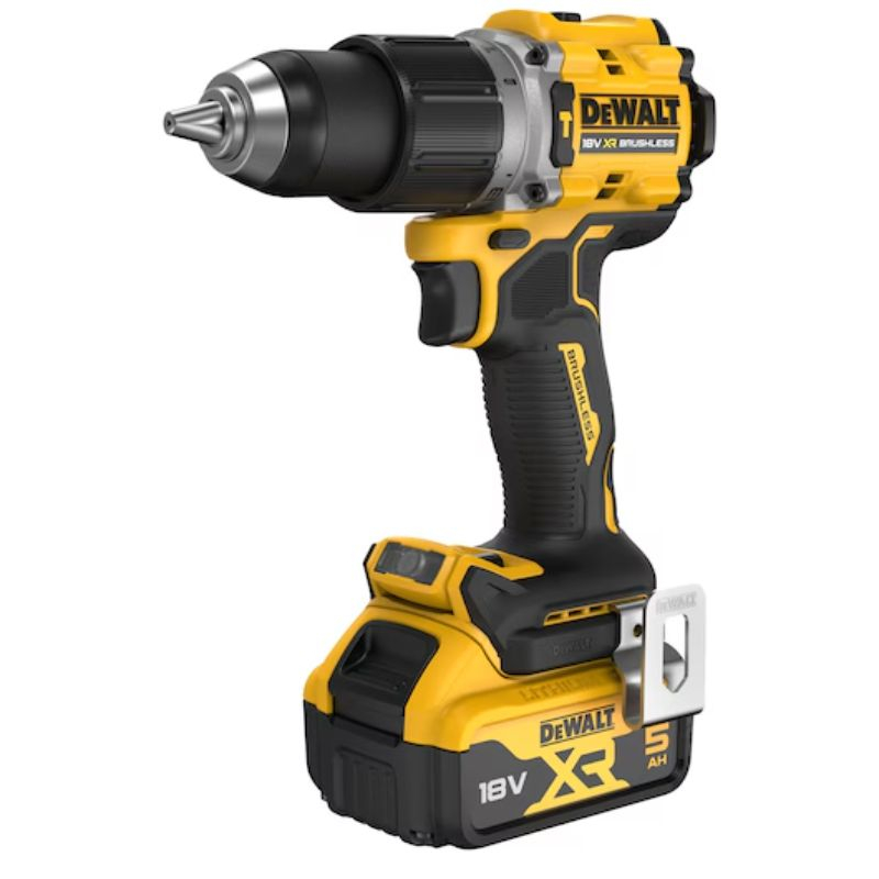 Perceuse visseuse compacte à percussion Dewalt XR 18V + batterie 5Ah et chargeur