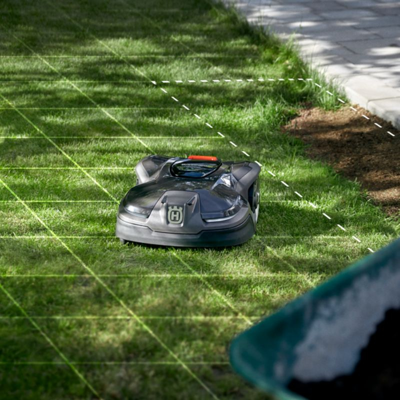 Robot tondeuse Husqvarna 305E Nera avec ou sans fil - Jusqu'à 600m²