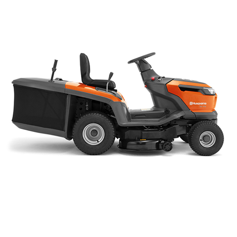Tracteur tondeuse éjection arrière Husqvarna TC114 - coupe 95 cm