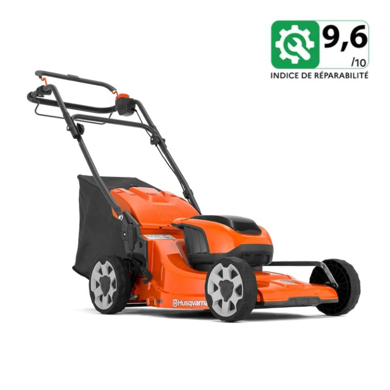 Tondeuse à batterie Husqvarna LC142iS - Pack 2 batteries - autotractée coupe 42cm