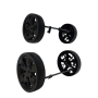 Jeu de roues complet tondeuse à batterie Ryobi 5131042263 Jeu de roues complet tondeuse à batterie Ryobi 5131042263