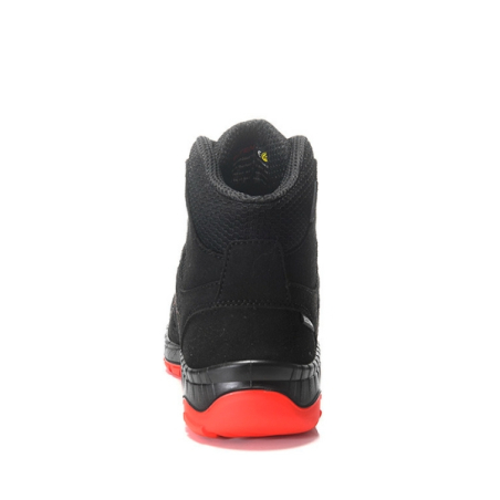 Chaussure de sécurité Elten Maddox hautes noir/rouge ESD S3S