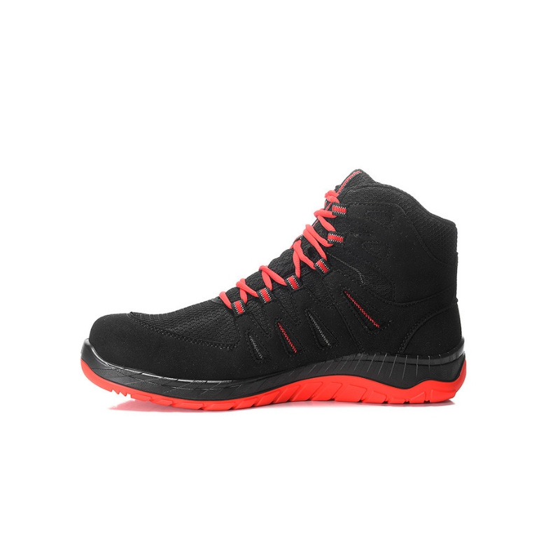 Chaussure de sécurité Elten Maddox hautes noir/rouge ESD S3S