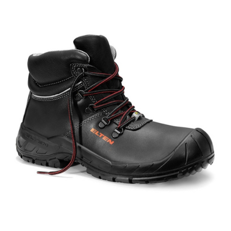 Botte de sécurité Elten Laurenzo hautes cuir noir ESD S3S Botte de sécurité Elten Laurenzo hautes cuir noir ESD S3S