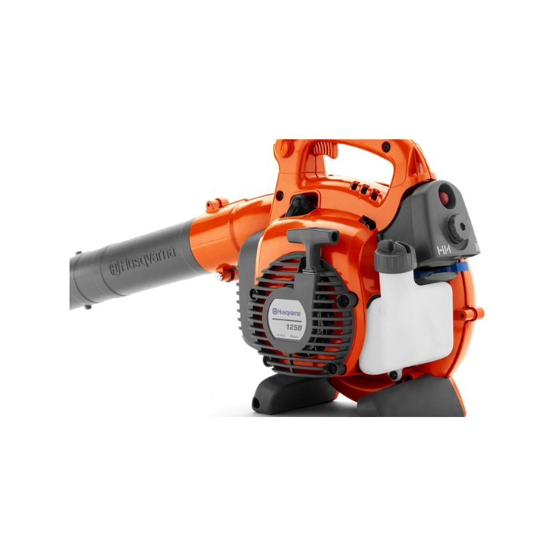 Souffleur thermique à main Husqvarna 125B pour feuilles, 28cm³  débit d'air 799m³/h